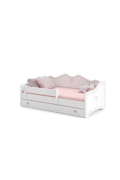 Pat pentru copii Emma 140 x 70 Roz