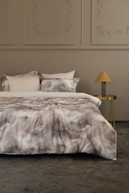 Ruska 100% Cotton Satin 200 Tc (80 Thread) Double Duvet Cover Set