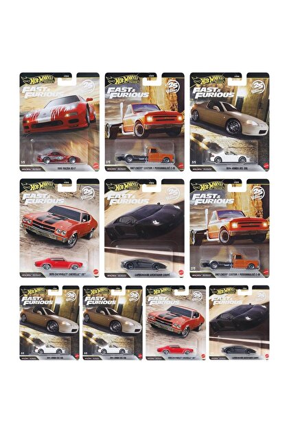 HOT WHEELS Premium Fast & Furious HNW46 10'lu Set - Fiyatı, Yorumları