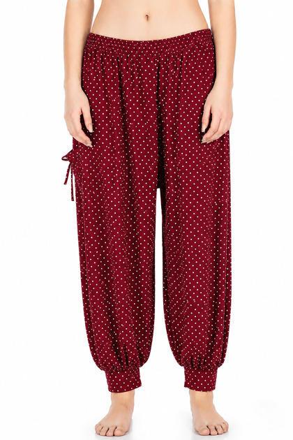 Patterned Cuffed Shalwar Trousers 0527-Brdpn01