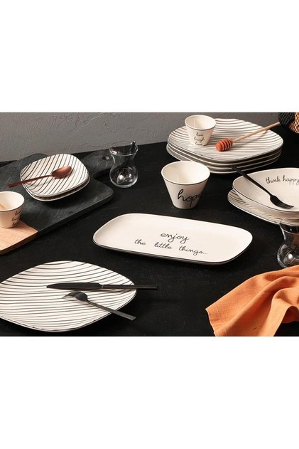 Hope Written 13-Piece Breakfast Set for 6 People 04Lfh000597