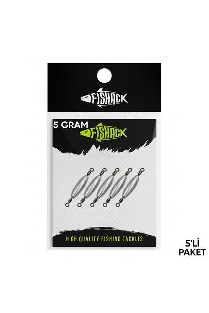 Çift Taraflı Fırdöndülü Kurşun - - 5 Gram (5'li)