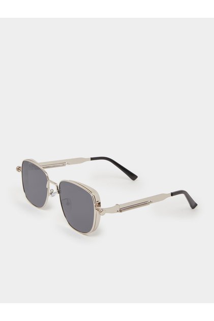 Square Frame Sunglasses with Nose Pads