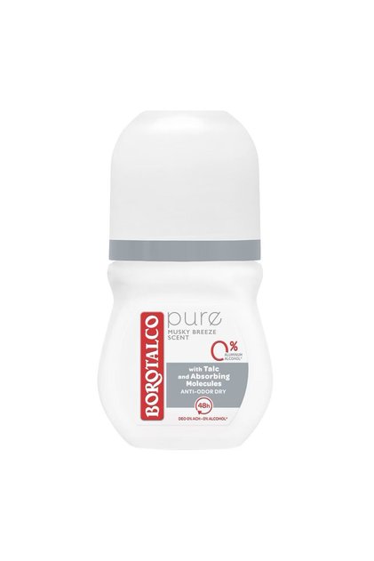 Borotalco, Roll-on 50 ml, Prospețime pură 48H