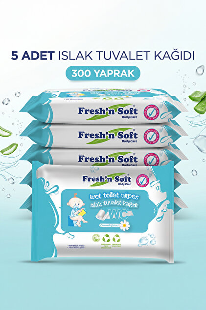 Canped Yetişkin Vücut Temizleme Islak Mendil Havlu 24 Yaprak