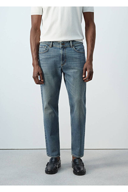 Ben cropped tapered fit jean pantolon