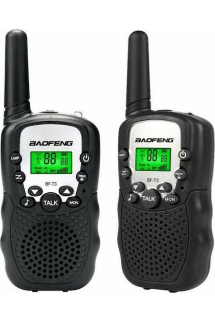 BF-T3 Γουόκι Τόκι με Μονόχρωμη Οθόνη, Σετ 2 τεμαχίων