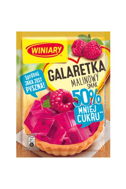 Jeleu, Winiary, cu aroma de zmeura, 39g