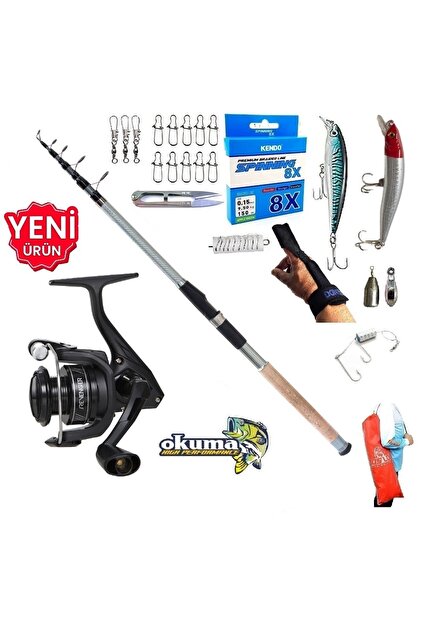 Okuma Revenger Rv-3000A 240cm 60-120gr Carbo-X Tele Maket Balık