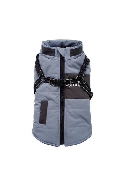 S L Dog Coats Wind Breaker with Dual D Leash Vest Dog Jacket Warm Dog Hoodie Warm Dog Clothes