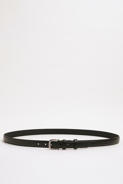 Genuine Floater Leather Buckle Thin Belt
