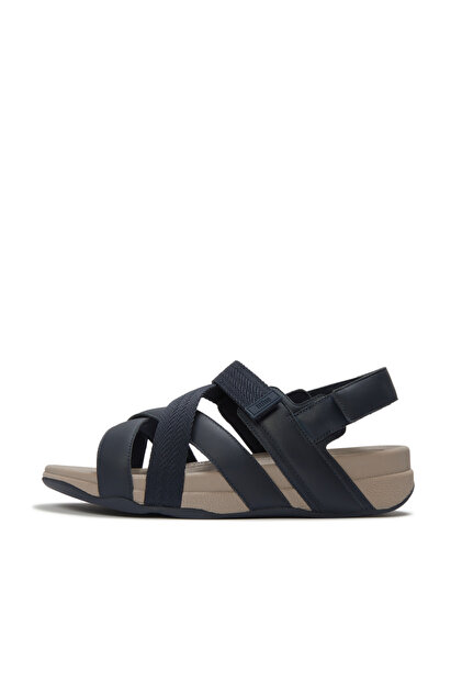 Adonis Men’s Leather & Webbing Back Strap Comfort Sandals