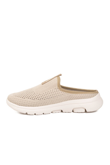 Beige Anorak Memory Foam Women's Slippers Nina g