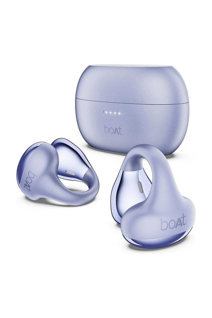 Airdopes Loop OWS Open-Ear Clip-On True Wireless Earbuds, Lavender Mist