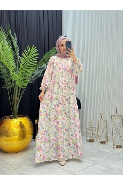 Leya Elbise Pembe