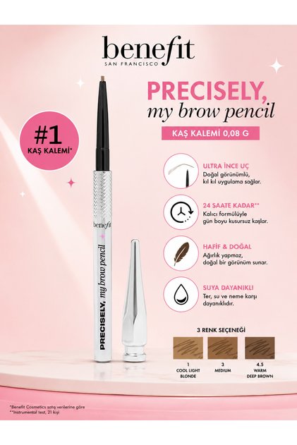 Precisely My Brow Pencil SHADE GREY Kaş Belirginleştirici ve Şekillendirici Kalıcı Kaş Kalemi 0.08g