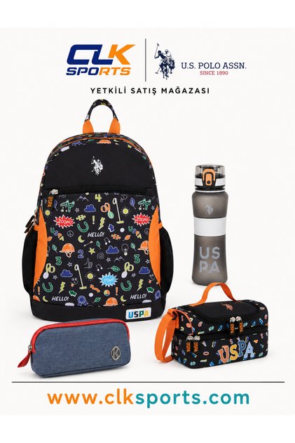 Primary School Backpack, Lunch Box, Pencil Bag, Water Bottle & Flask Set