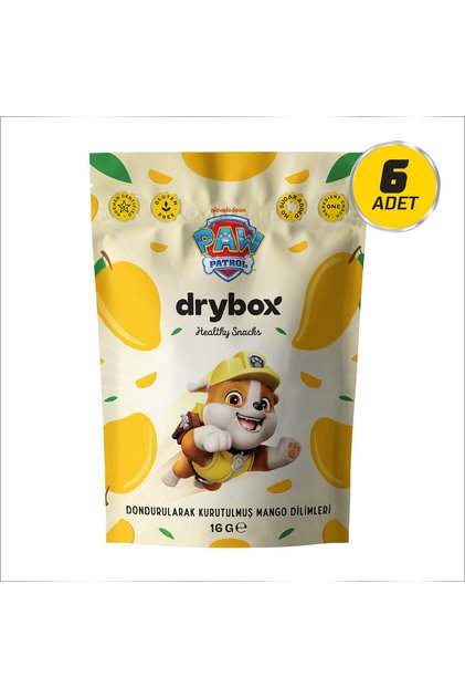 Paw Patrol Freeze-Dried Crispy Mango Slices 6-Pack