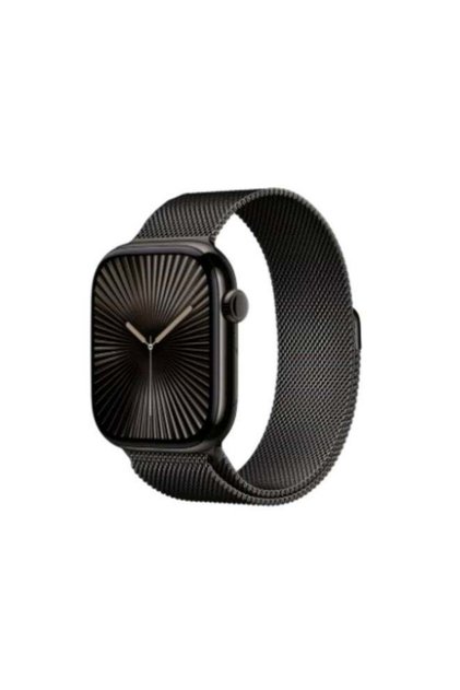 WH10 Mini Series 10 Smart Watch – 1.43" AMOLED Display, 30M Depth Waterproof, Fitness & Health Tracking, Compatible with Android & iOS, Silicone Strap-Black
