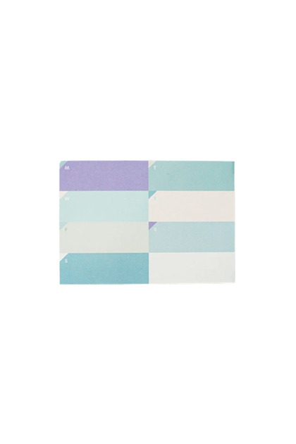 Paperways Palette Mini Weekly Planner - Water Lilies (Monet) - Plan Your Mini Weekly Plan