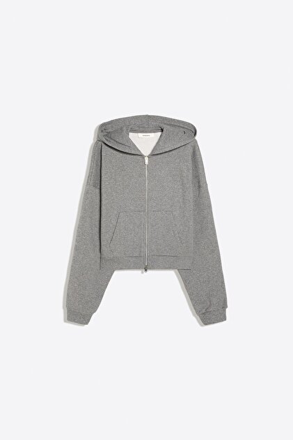 Işıltılı kapüşonlu sweatshirt