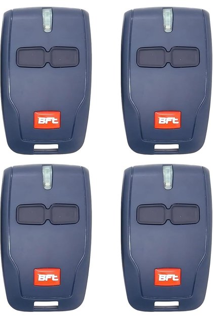 4PCS 433MHz for Garage Door Remote | Universal garage door opener remote, compatible with mitto 2 gate opener, 2-channel key fob with key ring
