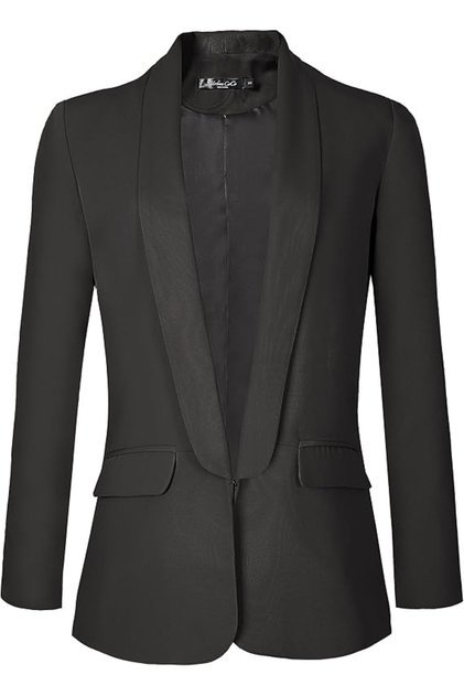Women's Office Blazer Jacket Open Front
