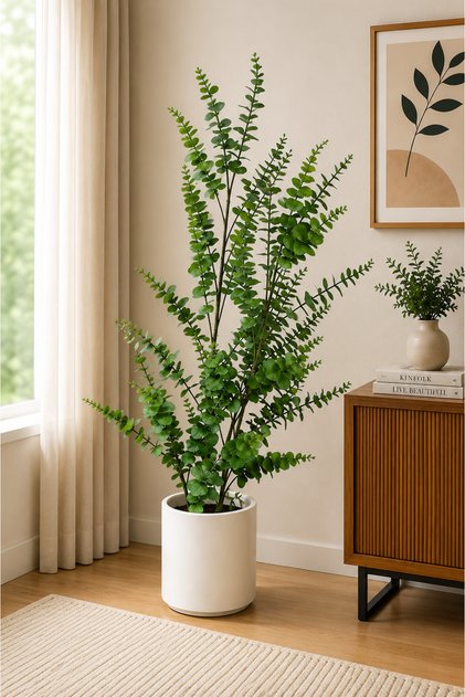 Decorative Artificial Eucalyptus Plant 120cm Tall