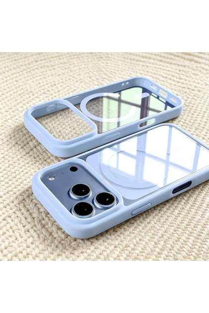 iPhone 14 LightBlue Fashion for Magsafe Magnetic Phone Case for IPhone 17 Air 16 16e 15 14 Plus 13 1