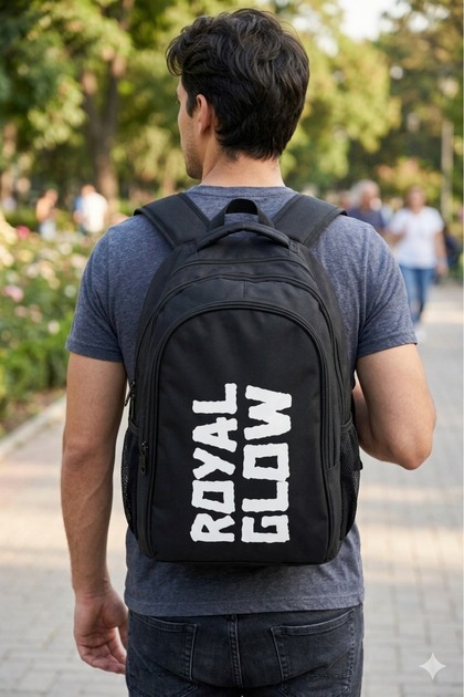 Unisex Orthopedic Waterproof Black Daily Travel and School Bag.
