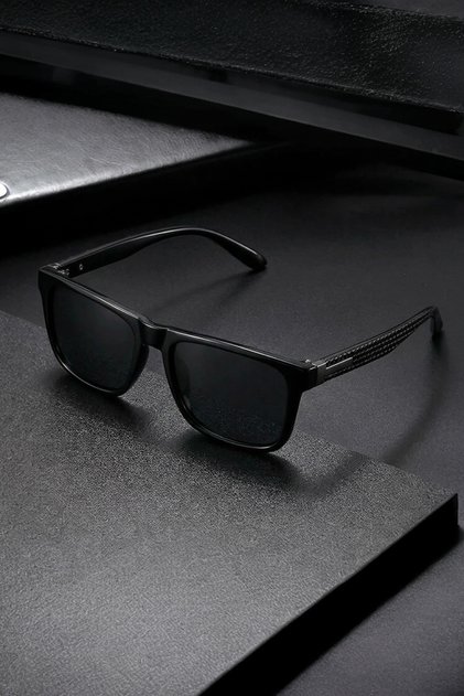 High Quality Bone Black Unisex Ultra Light Sunglasses with Uv400 Filter