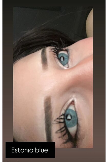 Eyeshop GÖZ LENSİ ESTONIA BLUE MAVİ TONDA (NUMARASIZ) KOZMETİK