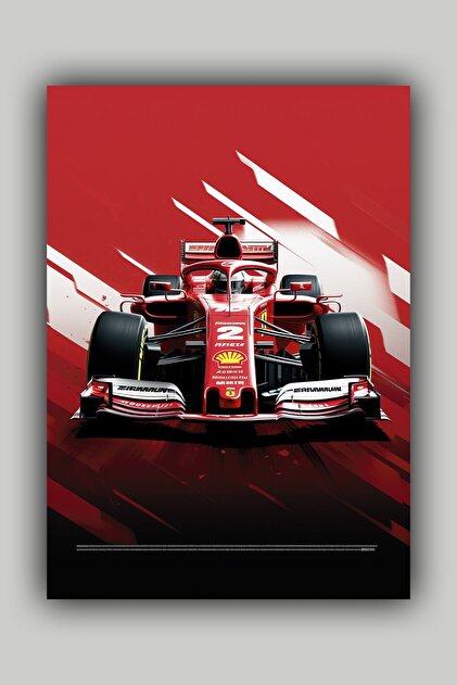 Luna Marissa Formula 1 Ferrari Poster Çerçevesiz Duvar Posteri