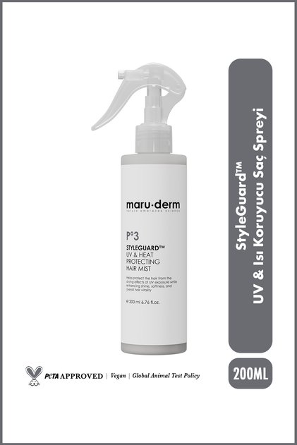 StyleGuard™ UV & Isı Koruyucu Saç Spreyi – Güneş ve Isı Koruyucu Hair Mist 200 ML