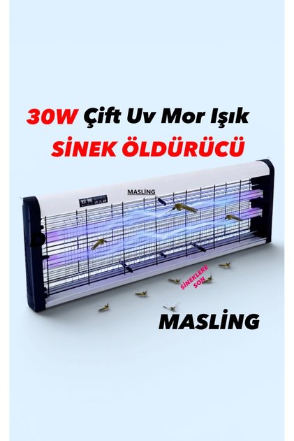 30w Elektrikli Sivrisinek Öldürücü 100m2 Büyük Boy 30w Sinek Öldürücü Mor Uv Işıklı Sineksavar Makina Mas-80