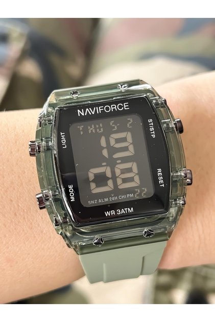 NAVİFORCE (YENİ ÜRÜN ) DİJİTAL SPOR KADIN KOL SAATİ ALARM, KRONOMETRE AYDINLATMA