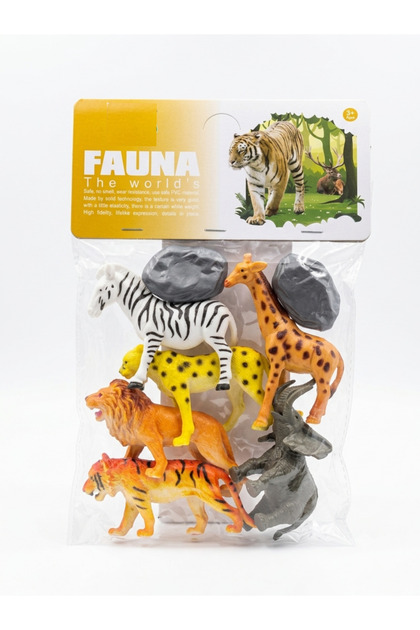 berattoys Oyuncak Hayvanlar Vahşi Hayvan Set Aslan Kaplan Zebra