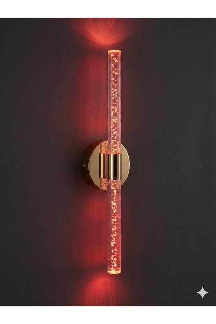 Bubbleflux Large 51 cm Modern Design Led Sconce - Wall Lamp - Gold - Electric - Rgb Controlled