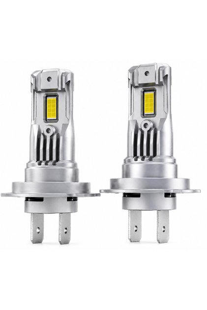 Set de 2 becuri auto LED FQ5 H7 cu ventilator, putere 12V, 180W, culoare 6000K, 2 SMD 10000LM/bec