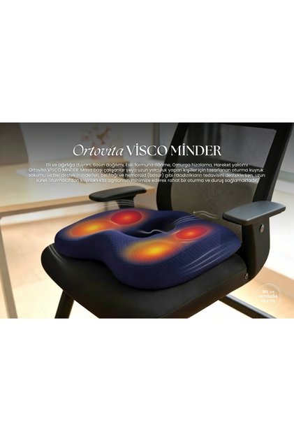 New Generation Visco Orthopedic Ergonomic Coccyx Cushion Comfortable Sitting and Elevating Orthopedic Sitting Ring Non-Slip