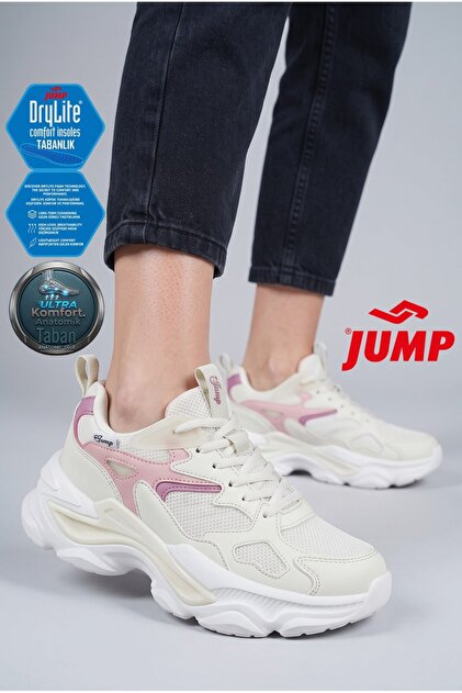 Jump 29891 Beyaz Kadın Sneaker Günlük Spor Ayakkabı - Fiyatı