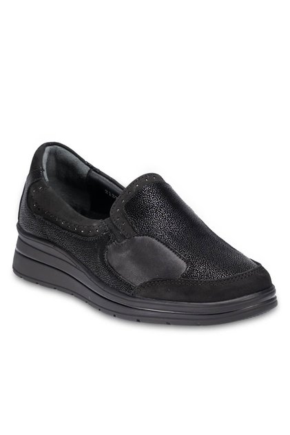 21327-H Faye Black Women's Genuine Leather Shoes