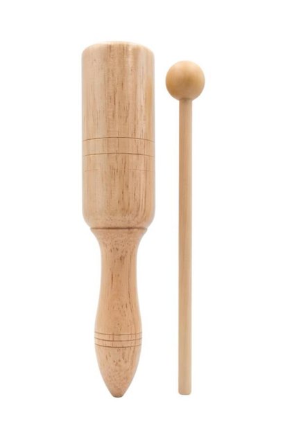 Ahşap Agogo Ritim Müzik Aleti 20 cm BY11-18