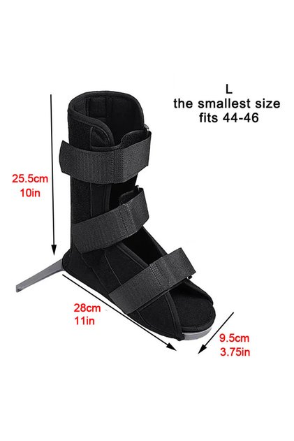 L Ankle Brace Support Fix Splint-Foot Drop Splint Guard Sprain Orthosis-Adults Kid Ankle Protector F