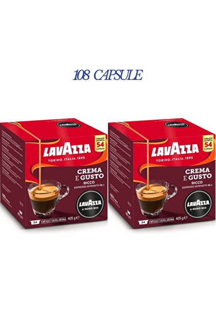 LavAzza 108 Gusto Ricco A Modo Mio Cream Coffee Capsules- Trendyol