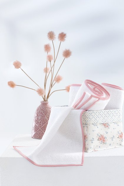 Uden 4-Piece Towel Basket 30X50 cm - Pink