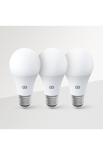 3'lü LED Ampul 18W Sarı Işık E27 (3000K 1825 Lümen 3 Adet)