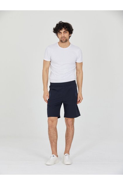Navy Blue Men's Premium Slim Shorts