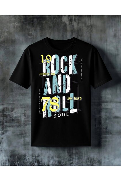 Punk Rock Grunge Style Printed Oversize T-Shirt