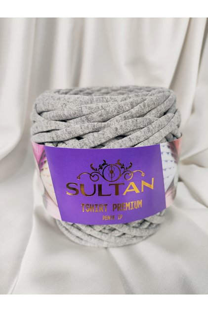 Combed Cotton Yarn Gray Hand Knitting Yarn 250Gr.-90Mt. (1 Piece) - Color: 1010